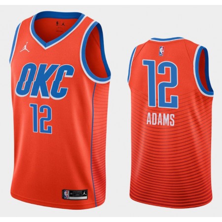 Maillot Basket Oklahoma City Thunder Steven Adams 12 2020-21 Jordan Brand Statement Edition Swingman - Homme